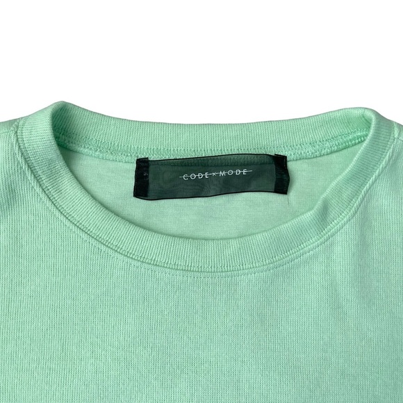 Code x Mode Boxy Cropped Sweatshirt size large - Picture 2 of 11